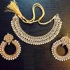 Pearl Golden Jewellery Set in Pakistan