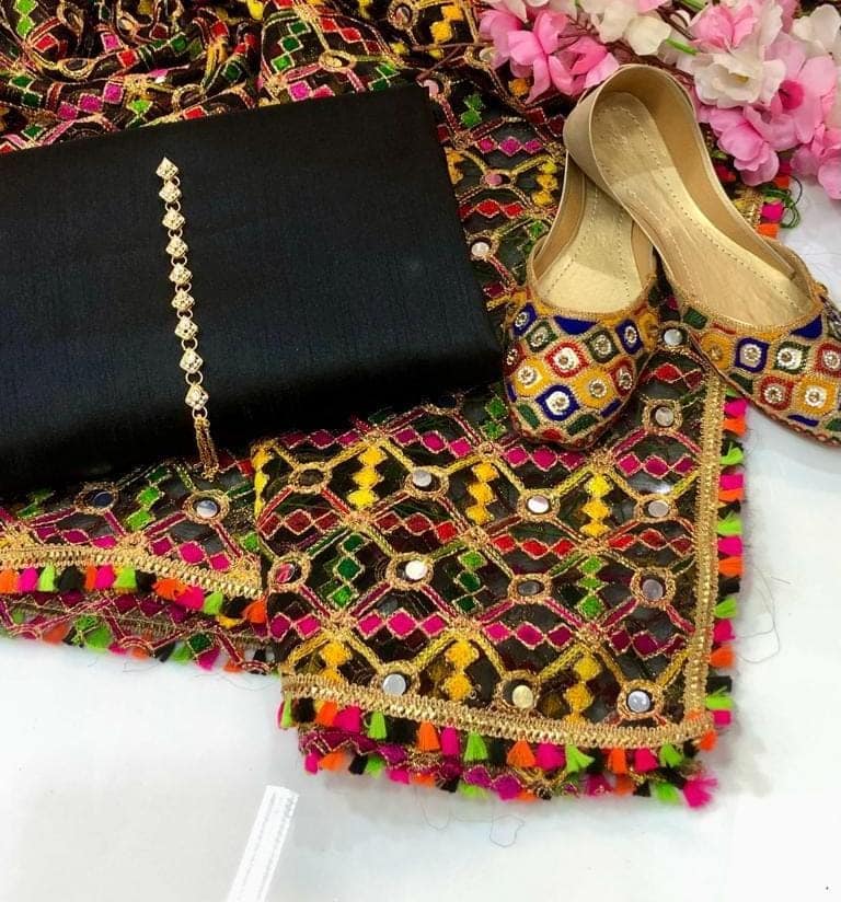 UNSTICHED 3 PIECE RAW SILK DRESS PRICE IN PAKISTAN