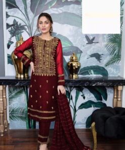 3 Piece Organza Suit