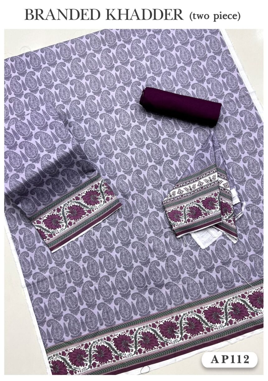 3PC DIGITAL PRINTED KHADDER SUIT - RO-608