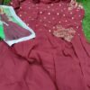 3 Piece Stitched Mehroon Dress Price In Pkaistan