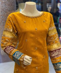 Fancy Embroidered Khadi Net Dress Price In Pakistan