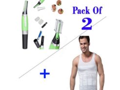 Pack Of 2 Slim N Lift Slimming Vest+Micro Touch Hair Trimmer