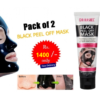 Pack of  2 Dr. Rashel Peel off  Black  Mask 