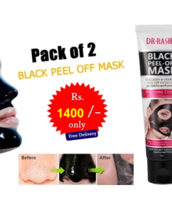 Pack of 2 Dr. Rashel Peel off Black MaskÂ