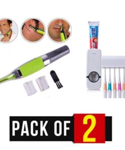 Micro Touches Max All In One Personal Trimmer & Automatic Toothpaste Dispenser